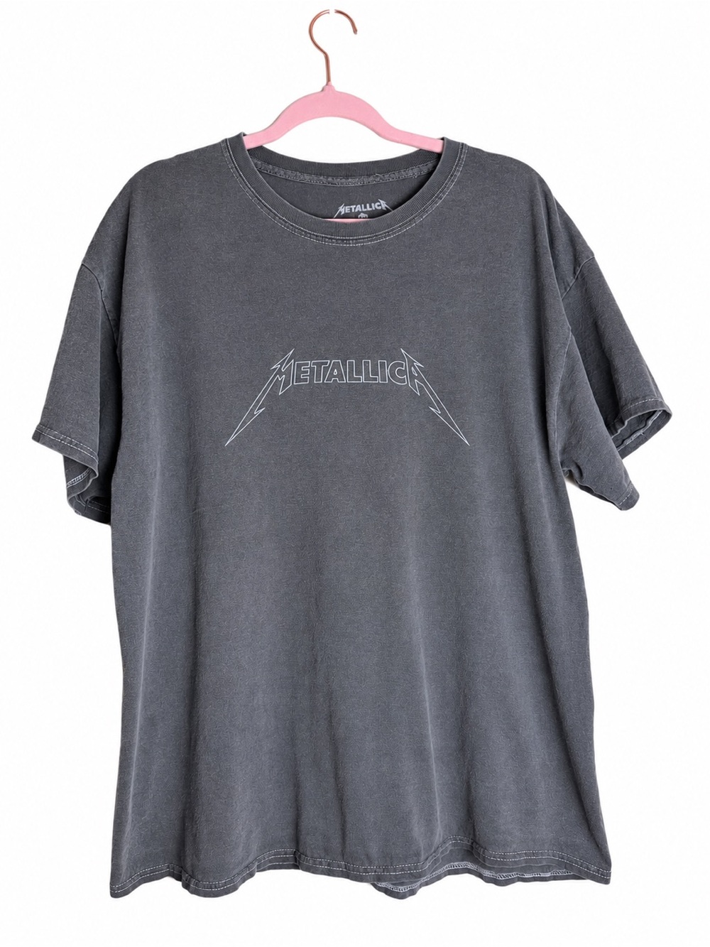 Men's Black Graphic Metallica Tee Size Large